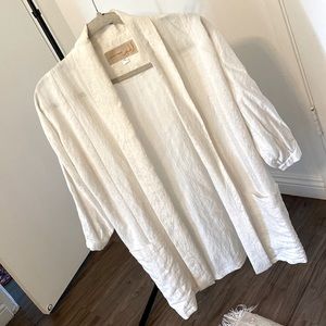 Boho style white Overdress 🤍